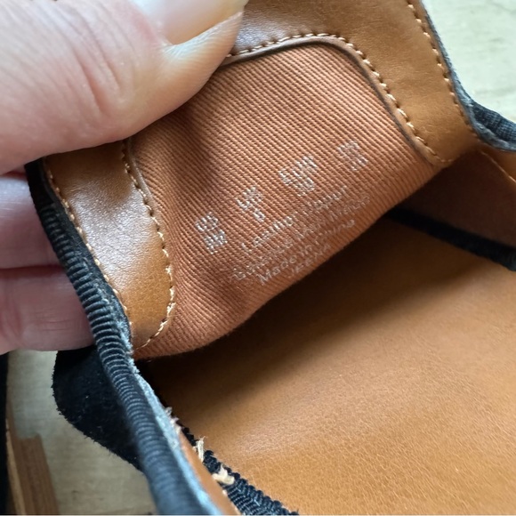 Franco Sarto Jeena black suede leather loafers size 9 - Picture 7 of 10